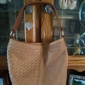 Faux Leather Textured Tote Bag~Purse